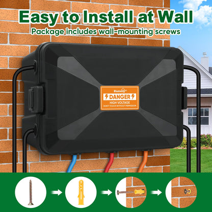 BlumWay Large Outdoor Electrical Box, IP54 Waterproof Box, 12.5x8.5x5 inch 🍁 All In One Marketplace Canada