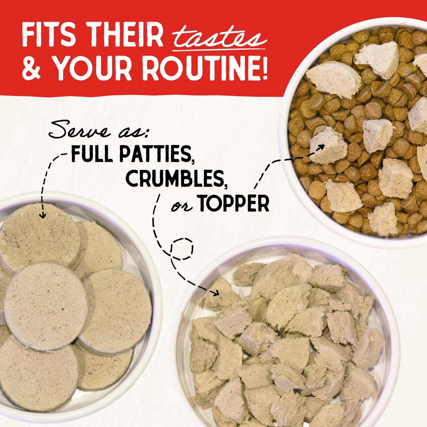 Stella & Chewy’s Freeze Dried Raw Dinner Patties – Grain Free Dog Food, Protein Rich Chewy’s Chicken Recipe – 708g Bag