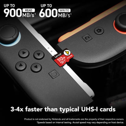 Lexar 512GB Play PRO Micro SD Express Card, 900MB/s Read, 4K, V30, UHS-I