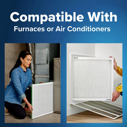 Filtrete 16x20x1 AC Furnace Air Filter, MPR 700, MERV 8, Tough on Pollen, Easy on Airflow, 3-Month Pleated 1-Inch Electrostatic Air Cleaning Filter, 2-Pack (Actual Size 15.68 x 19.68 x 0.78 in) 🍁 All In One Marketplace Canada Filtrete
