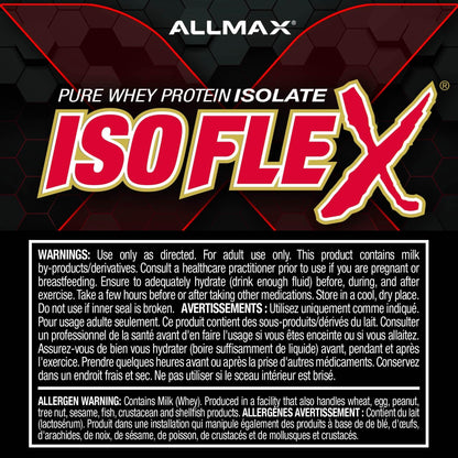 ALLMAX ISOFLEX Whey Protein Isolate, Strawberry, 2 lb 🍁 All In One Marketplace Canada