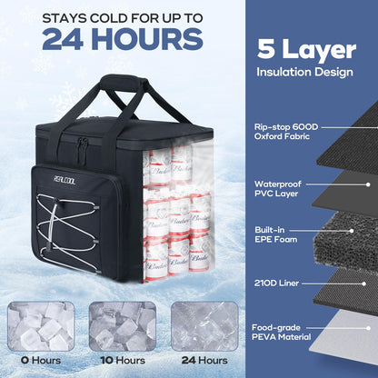 RealCool 35/45 Can Collapsible Soft Cooler Bag, Leakproof Ice Chest 🍁 All In One Marketplace Canada