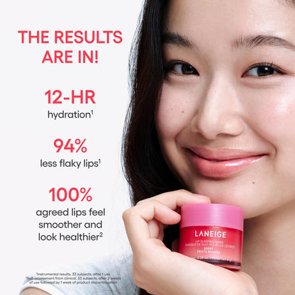 LANEIGE Lip Sleeping Mask: Nourish, Hydrate, Vitamin C, Murumuru & Shea Butter, Antioxidants, Flaky, Dry Lips 🍁 All In One Marketplace Canada