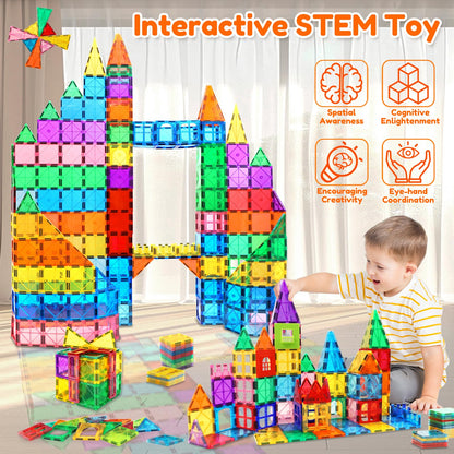 Landtaix Magnetic Tiles,100PCS Large Magnetic Blocks Toys for Kids Toddlers 🍁 All In One Marketplace Canada