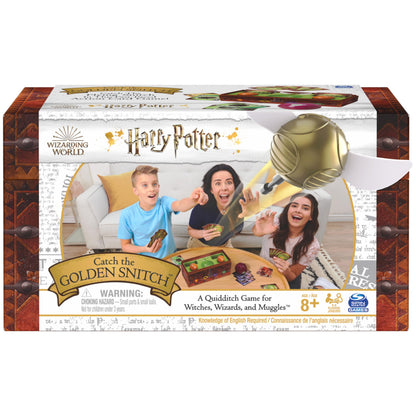Harry Potter Catch The Golden Snitch, A Quidditch Board Game for Witches, Wizards and Muggles, Family Game Ages 8 & up Spin Master Games
