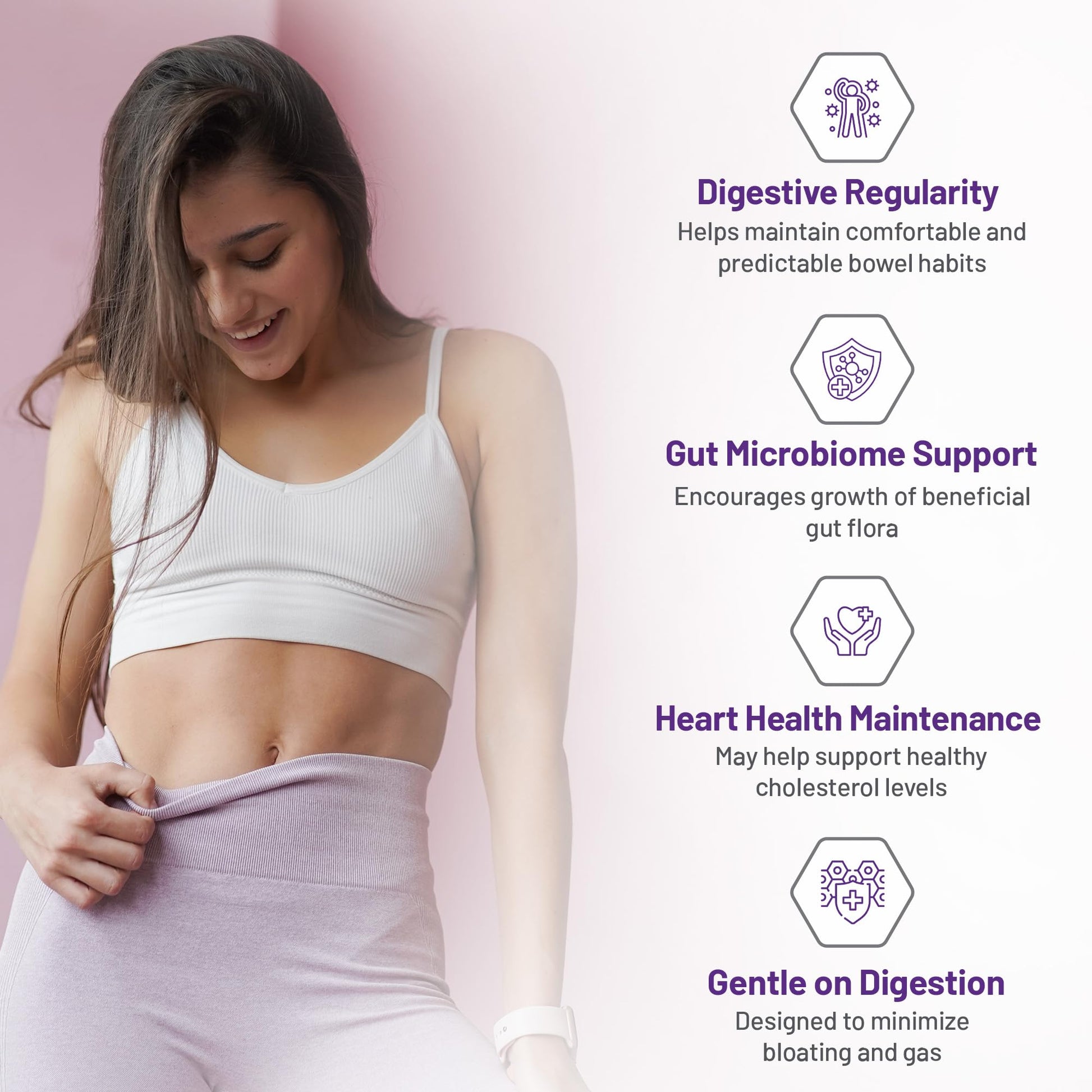 AOR - SoluFibre Powder, 300g 60-Servings - Partially Hydrolyzed Guar Gum Sunfiber for Digestive Comfort & Regularity - Vegan, Non-GMO & Gluten-Free - Gentle Prebiotic Fiber Supplement - Soluble Fiber - Available at All In One Marketplace Canada