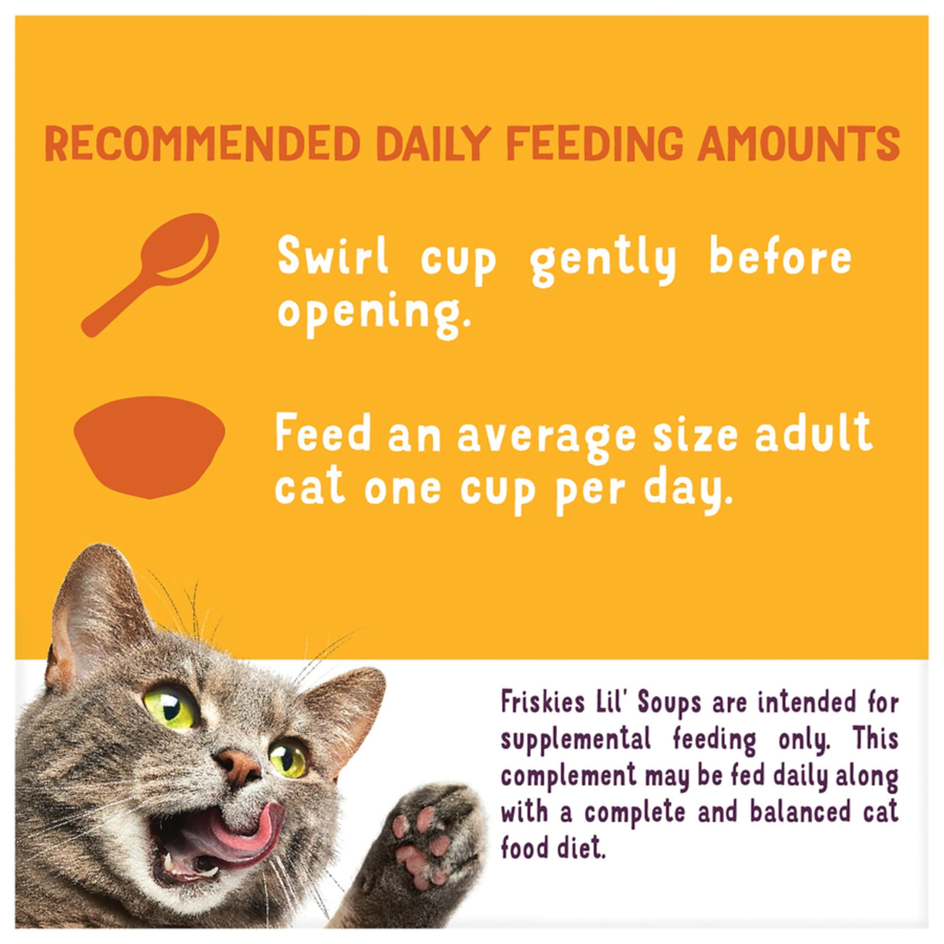 Friskies Lil' Soups Cat Treats, Fish-a-Licious 34g Cups (18 Pack x 2) Friskies