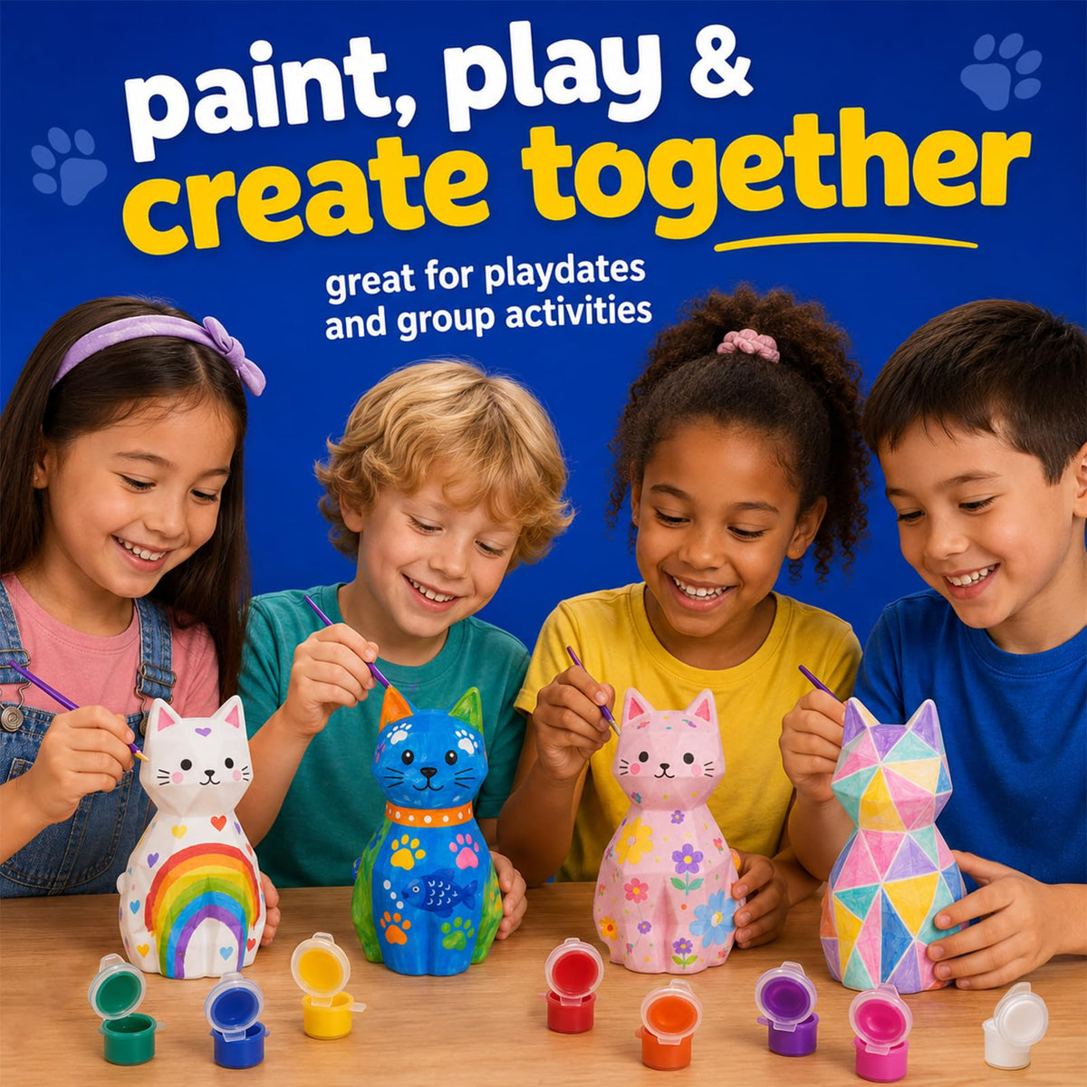 Cat Lamp Painting Kit for Kids, Crafts for Kids 6-8, Gifts for Girls Boys 🍁 All In One Marketplace Canada