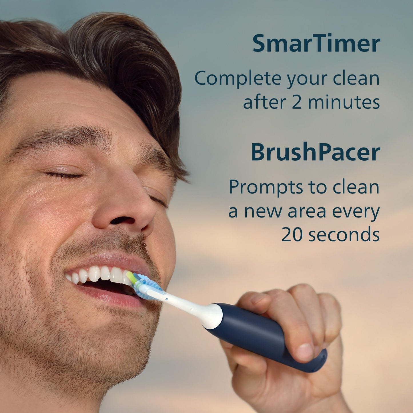 Philips Sonicare 5950 Rechargeable Electric Toothbrush, 2 Brush Heads, Blue Philips Sonicare