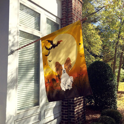 Drapeau de maison en toile Caroline's Treasures BB4344CHF Halloween Papillon Rouge Blanc, Grand, Multicolore