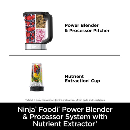 Ninja Foodi Power Blender & Food Processor, SS300C, 1200W, 72oz/2.1L