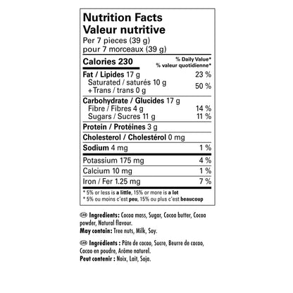 Swiss Delice Dark Chocolate 72% – 1.3 kg Bulk Pack