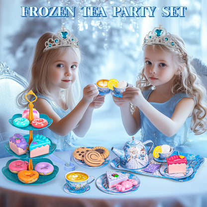 Hohosunlar Kids Tea Party Set for Little Girls Toddlers 3 4 5 6 7 8 🍁 All In One Marketplace Canada