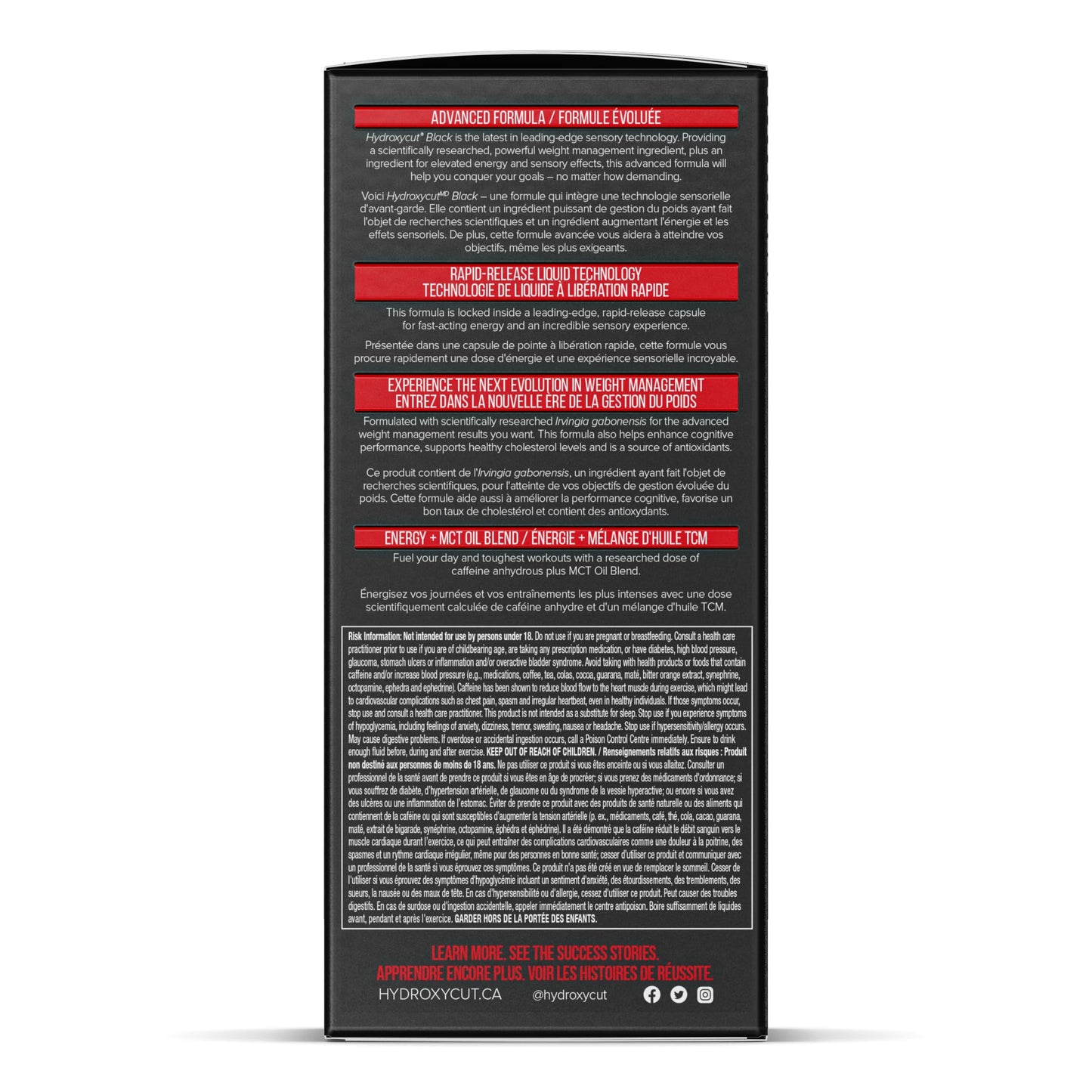 Hydroxycut Weight Loss Pills for Women & Men, Hydroxycut Black - 72 Pills Hydroxycut