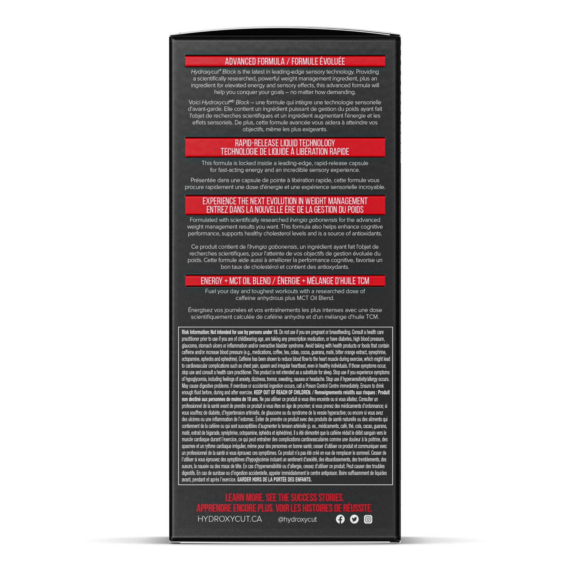 Hydroxycut Weight Loss Pills for Women & Men, Hydroxycut Black - 72 Pills Hydroxycut