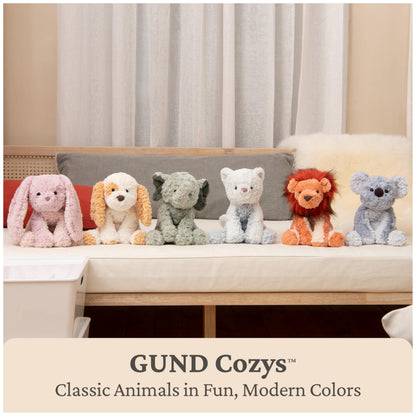 GUND Cozys Collection Cow, Stuffed Animal for Ages 0 and Up, Spring Decor Plush Toy, Cream/Blue, 10” 🍁 All In One Marketplace Canada