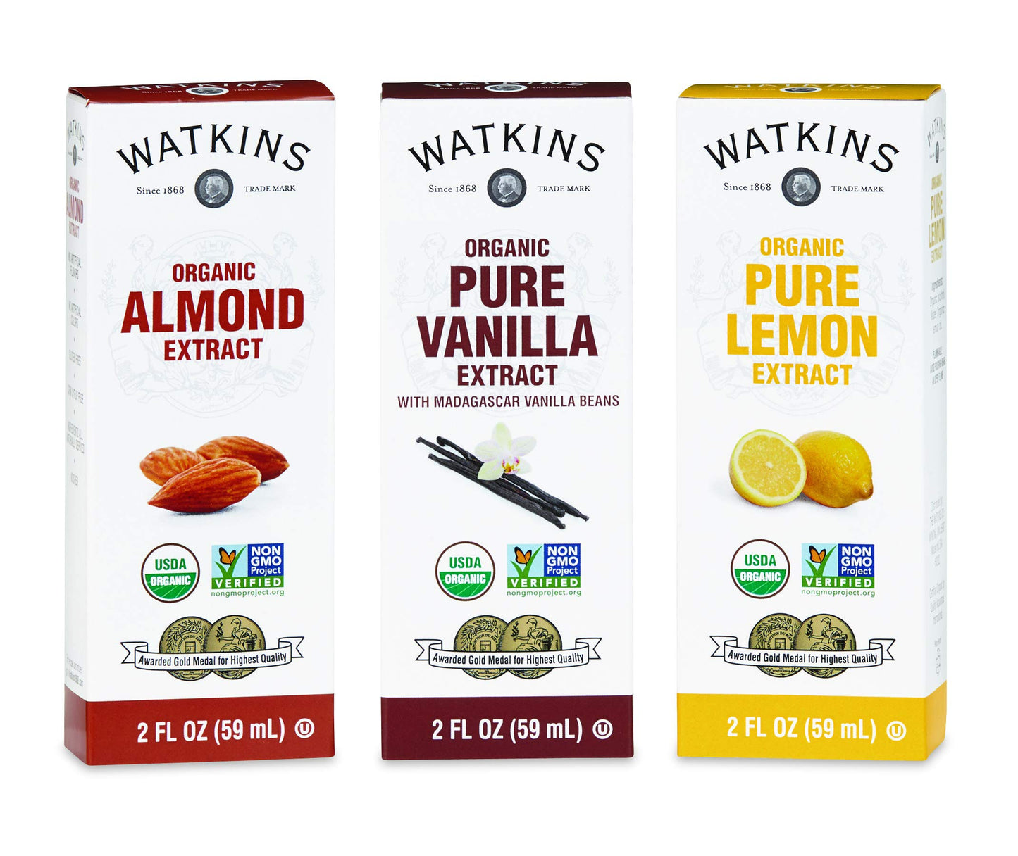 Watkins Pure Vanilla Extract with Madagascar Vanilla Beans, Non-GMO, Kosher, 118 ml, 1 Count 🍁 All In One Marketplace Canada