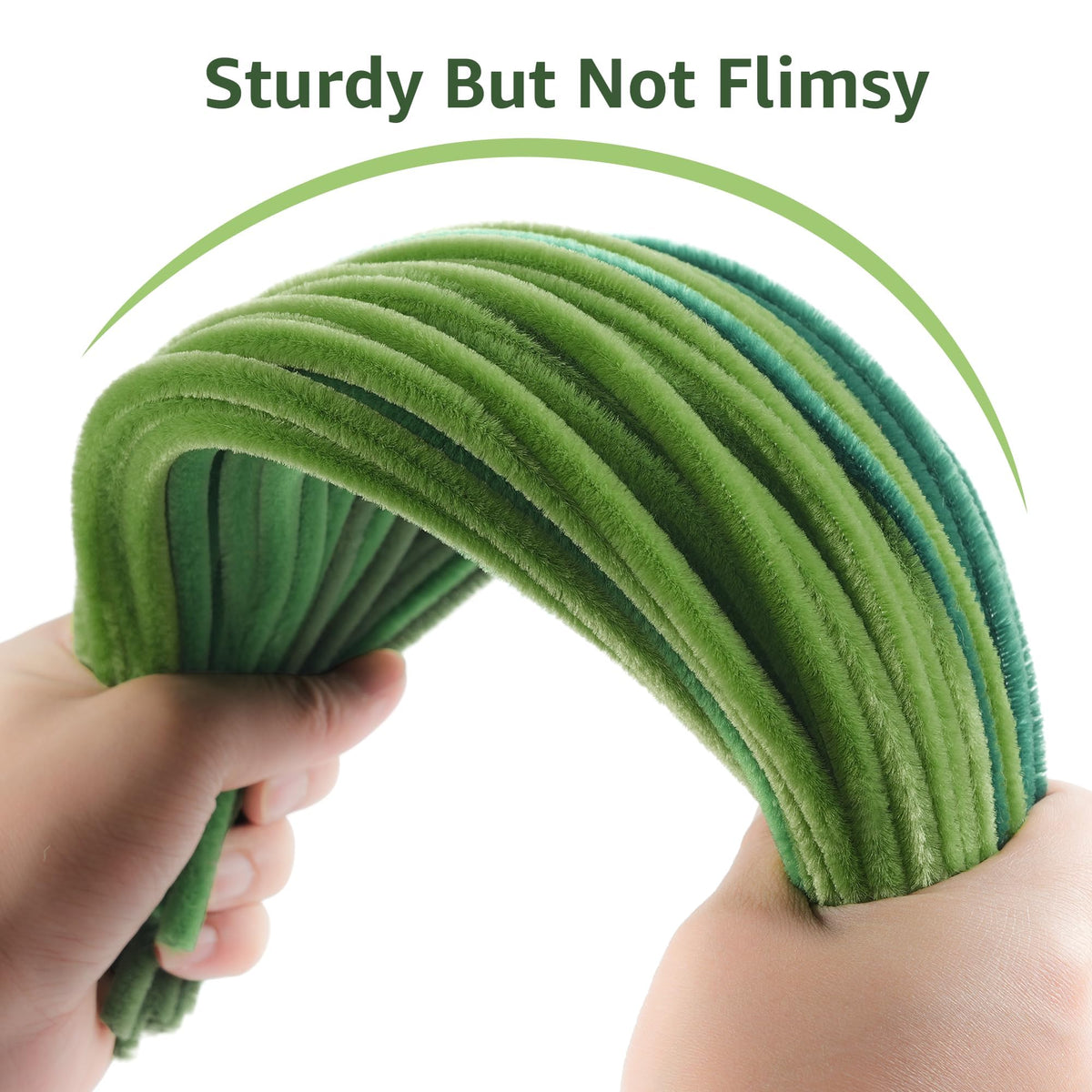 YONOVO Green Pipe Cleaners Bulk 500 Pcs - 6 mm Thick 12 Inch Long 🍁 All In One Marketplace Canada