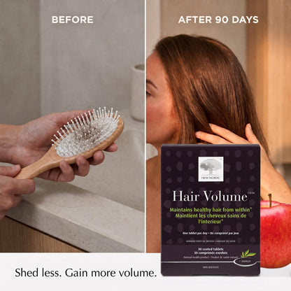 New Nordic Hair Volume Tablets, Plant-Based Formula, Biotin, 30 Day Supply