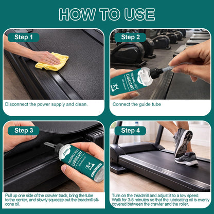 1DFAUL 250ml Treadmill Lubricant for Belt, Silicone Treadmill Oil Belt Lubricant High Temperature Resistance, Reduces Friction, Noise & Wear, Suitable for Various Treadmills Models - Available at All In One Marketplace Canada