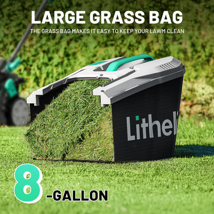Litheli Cordless Lawn Mower 13 Inch, 5 Heights, 20V Battery Lawnmower for Garden, Yard and Farm, with Brushless Motor, 4.0Ah Battery & Charger Included 🍁 All In One Marketplace Canada