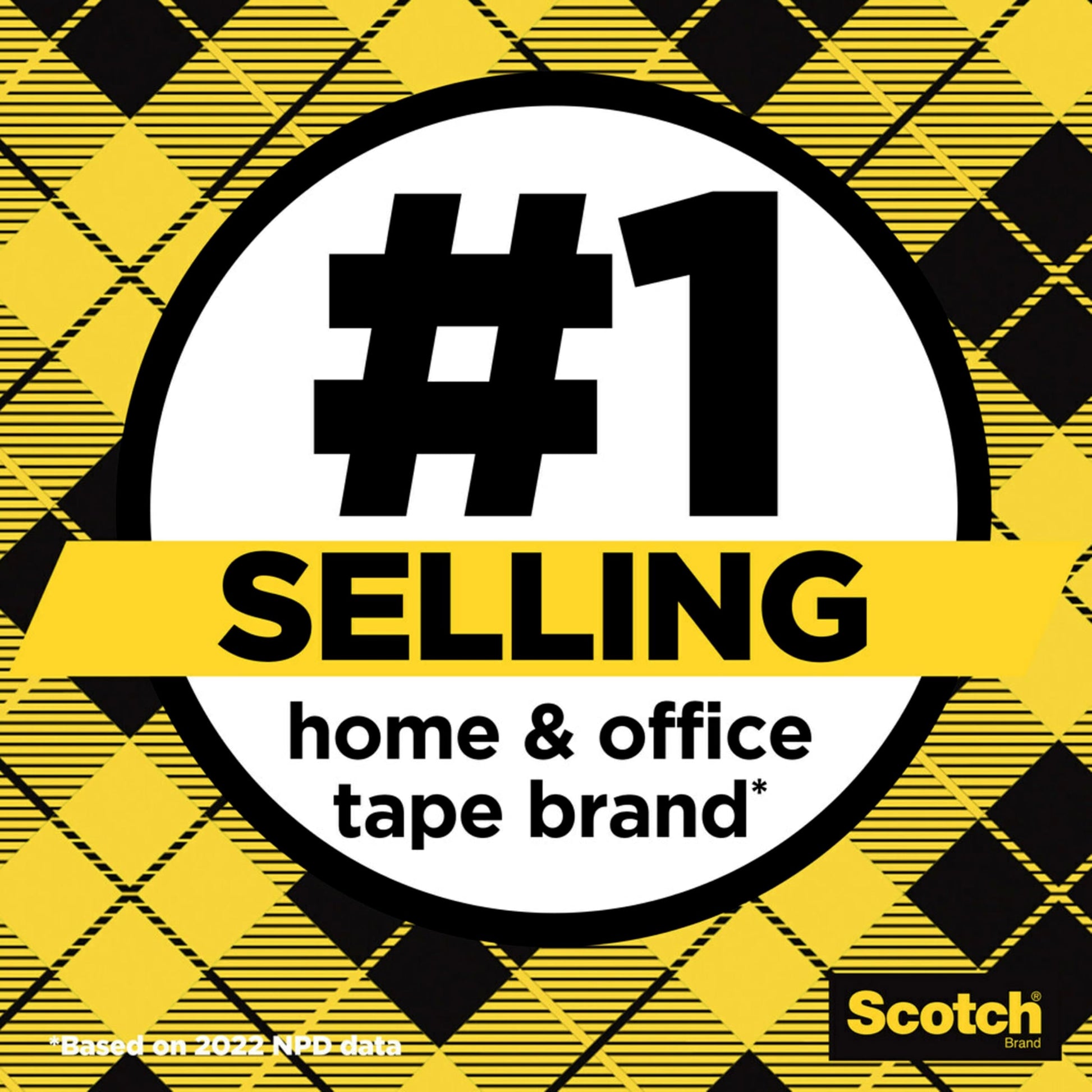 Scotch Double Sided Tape, 1/2 x 500 Inches, 6 Dispensers/Pack (6137H-2PC-MP) Scotch