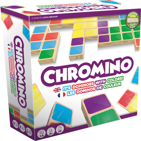 Chromino (Bilingual French/English Version) - A Game by Asmodee - Available at All In One Marketplace Canada