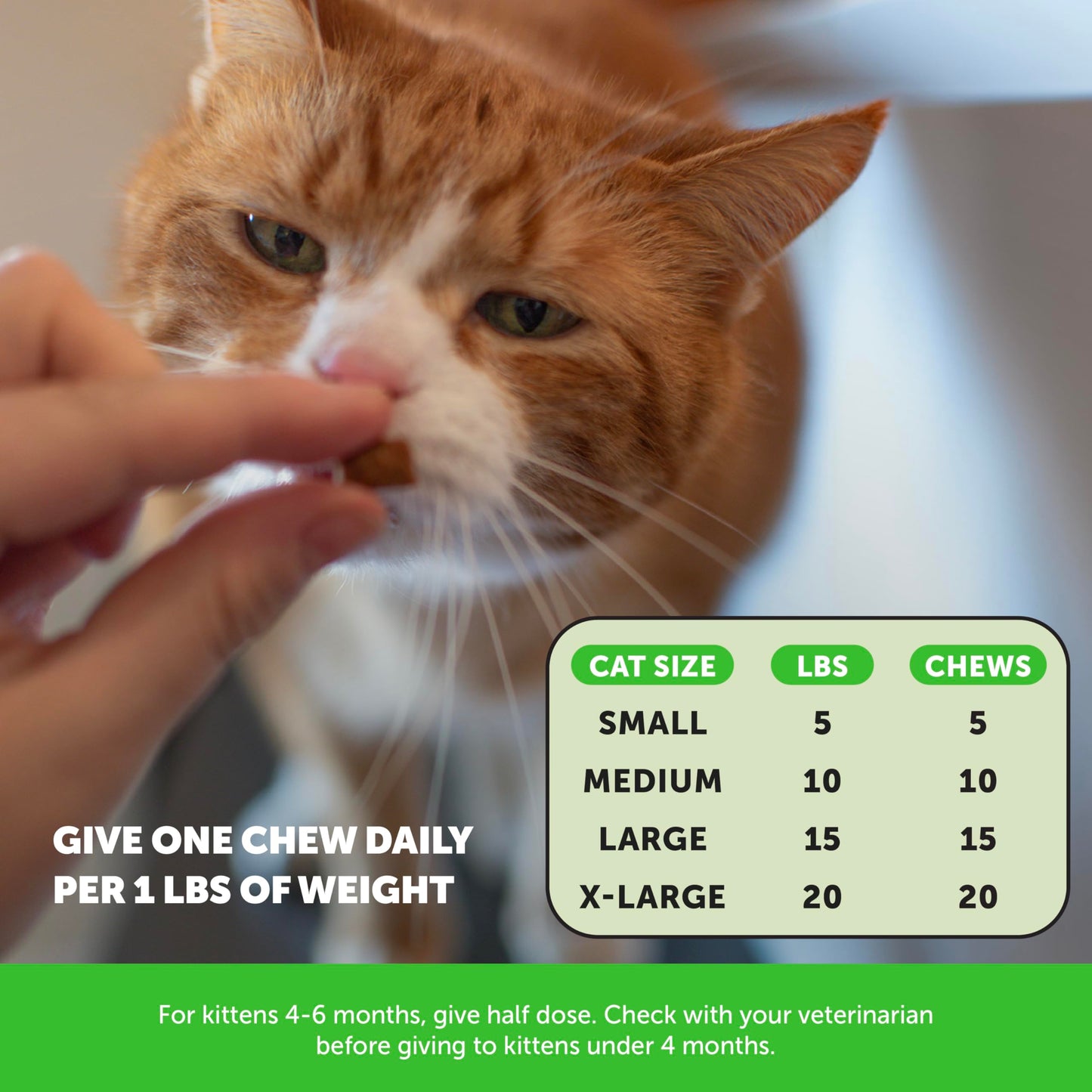Cat Hairball Support Crunchy & Creamy Chews, Hairball Remedy Treats, Cat Furball Treatment, Supports Skin & Coat, Vitamins for Digestion, Chicken (30-Day Supply) - Available at All In One Marketplace Canada