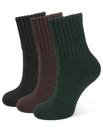 CLOSEMATE Women's Winter Boot Socks, Warm and Cozy, 3 Pairs 🍁 All In One Marketplace Canada