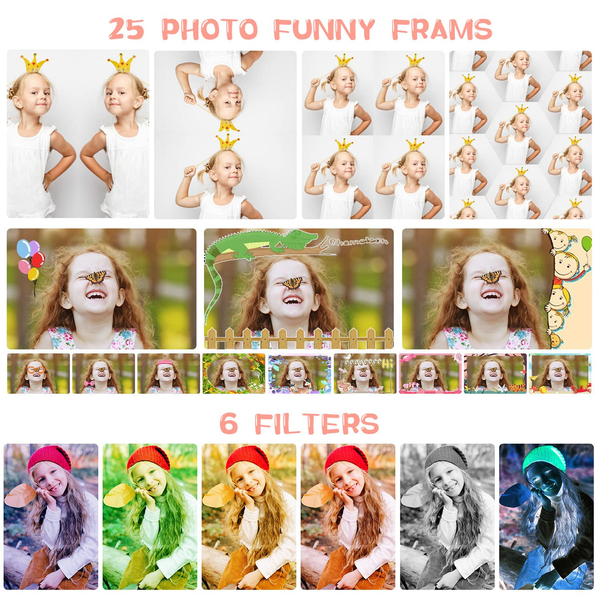 ARNSSIEN Kids Camera with Video,180°Flip Lens,2.4" Selfie Camera for Kids 🍁 All In One Marketplace Canada