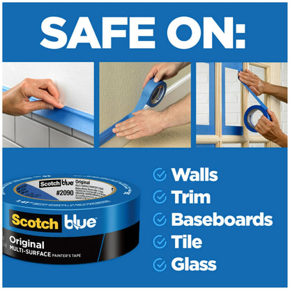 ScotchBlue Original Painter's Tape, Multi-Surface, 24 mm (6 Rolls) - 2090, 2090-24EP6 🍁 All In One Marketplace Canada