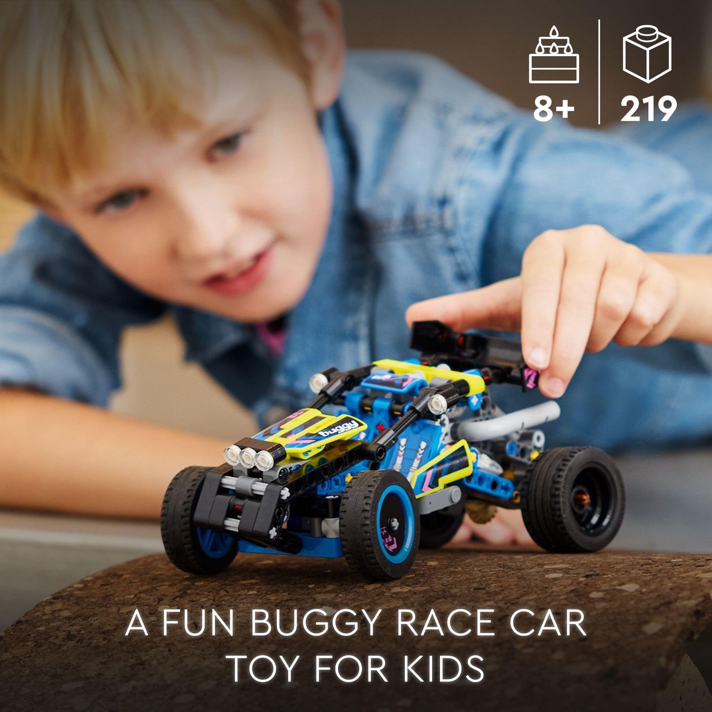 LEGO Technic Off-Road Race Buggy Buildable Car Toy, Cool Toy for 8 Year Old Boys, Girls and Kids who Love Rally Contests, Race Car Toy Featuring Moving 4-Cylinder Engine and Working Suspension, 42164 - Available at All In One Marketplace Canada