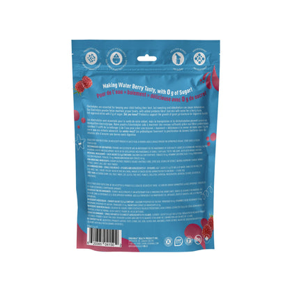 Organika Kids Electrolytes Powder Sticks - Sugar-Free Hydration + Immune support with 100% of daily Vitamin C, Minerals and Prebiotic Fibre | Raspberry Rush Flavour - 3.5g x 20 sachets - Available at All In One Marketplace Canada
