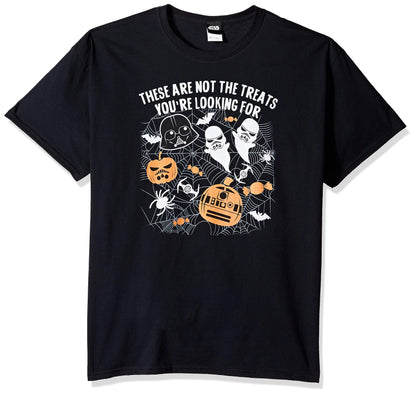STAR WARS Licensed Halloween Not The Treats Men's Tee, Black, 4X-Large