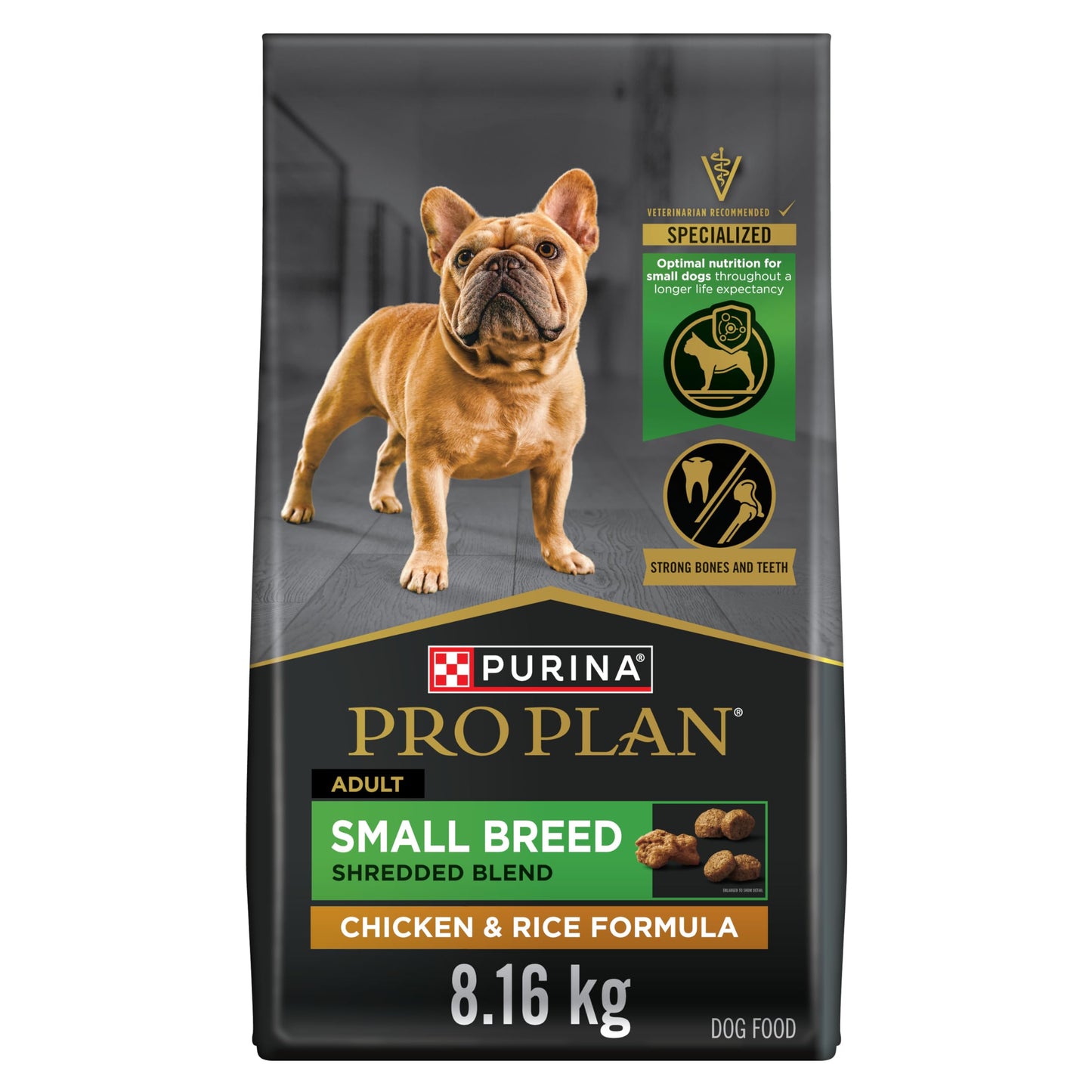 Purina Pro Plan Savor Adult Shredded Blend Small Breed Chicken & Rice Formula Dry Dog Food - (1) 18 lb. Bag 🍁 All In One Marketplace Canada