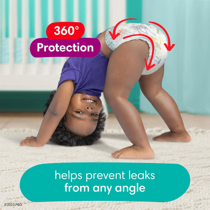 Pampers Cruisers 360 Pull-On Diapers, Size 7, Babyproof up to 100% leakproof diaper, 1 Pack (Count of 88)