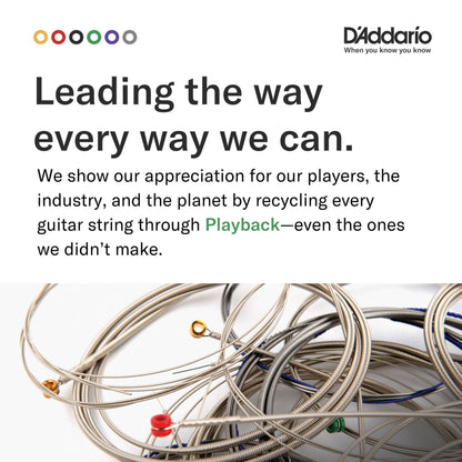 D'Addario EJ16 Cordes de Guitare Acoustique en Bronze Phosphoreux, Lot de 3 - Tirant Léger 12-53