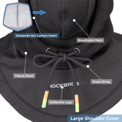 ROCKBROS Ski Mask Thermal Fleece Balaclava for Cold Weather Winter Black 🍁 All In One Marketplace Canada