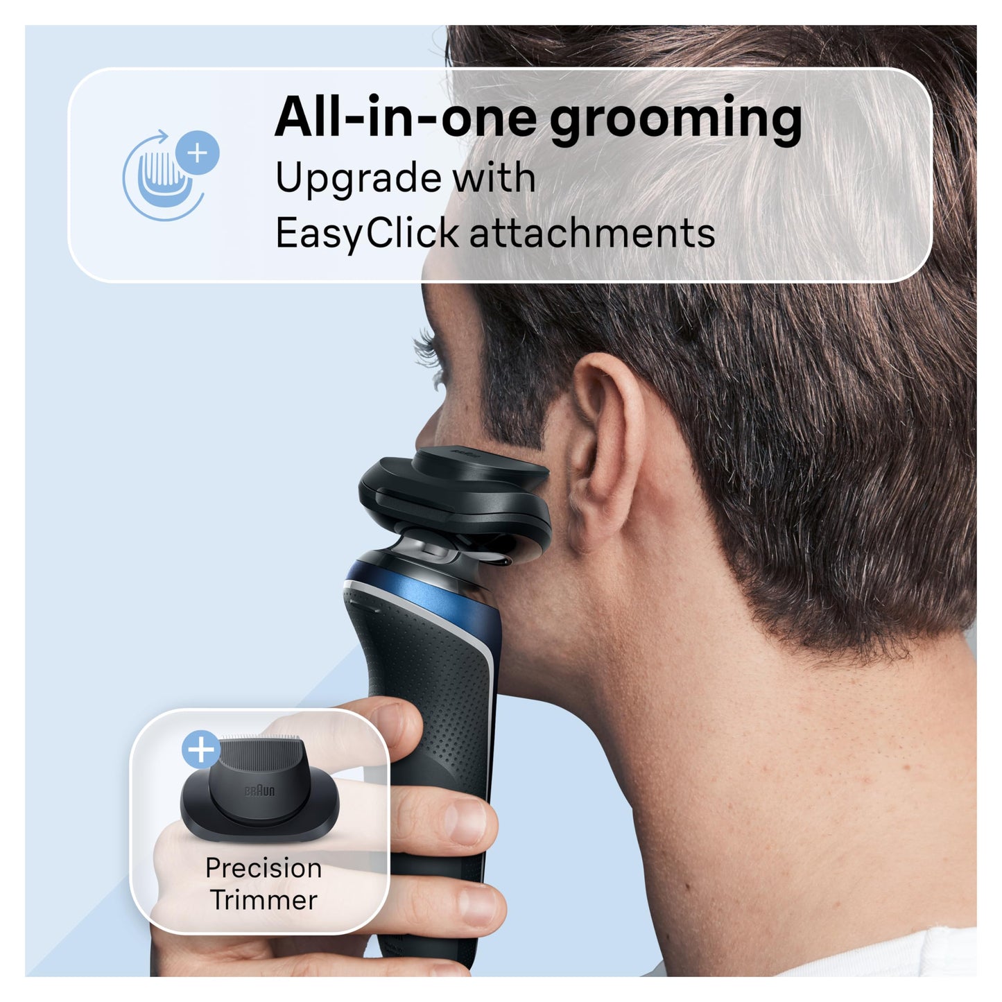 Braun Electric Razor for Men Series 6, Beard Shaver, Electric Shaver, GentleFlex, SkinGentle Foil, with Precision Trimmer, S6 6120s, 1 item 🍁 All In One Marketplace Canada Braun