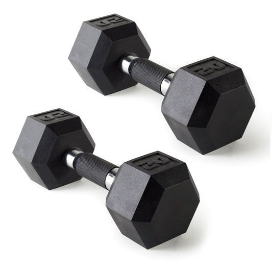 CAP Barbell 20 LB Coated Hex Dumbbell Weight Pair with Padded Grip 🍁 All In One Marketplace Canada