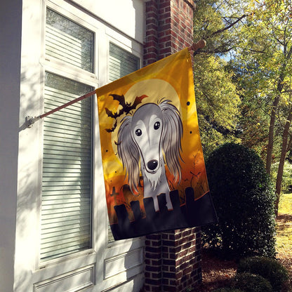 Drapeau de maison en toile Halloween Saluki BB1787CHF de Caroline's Treasures, multicolore, grand