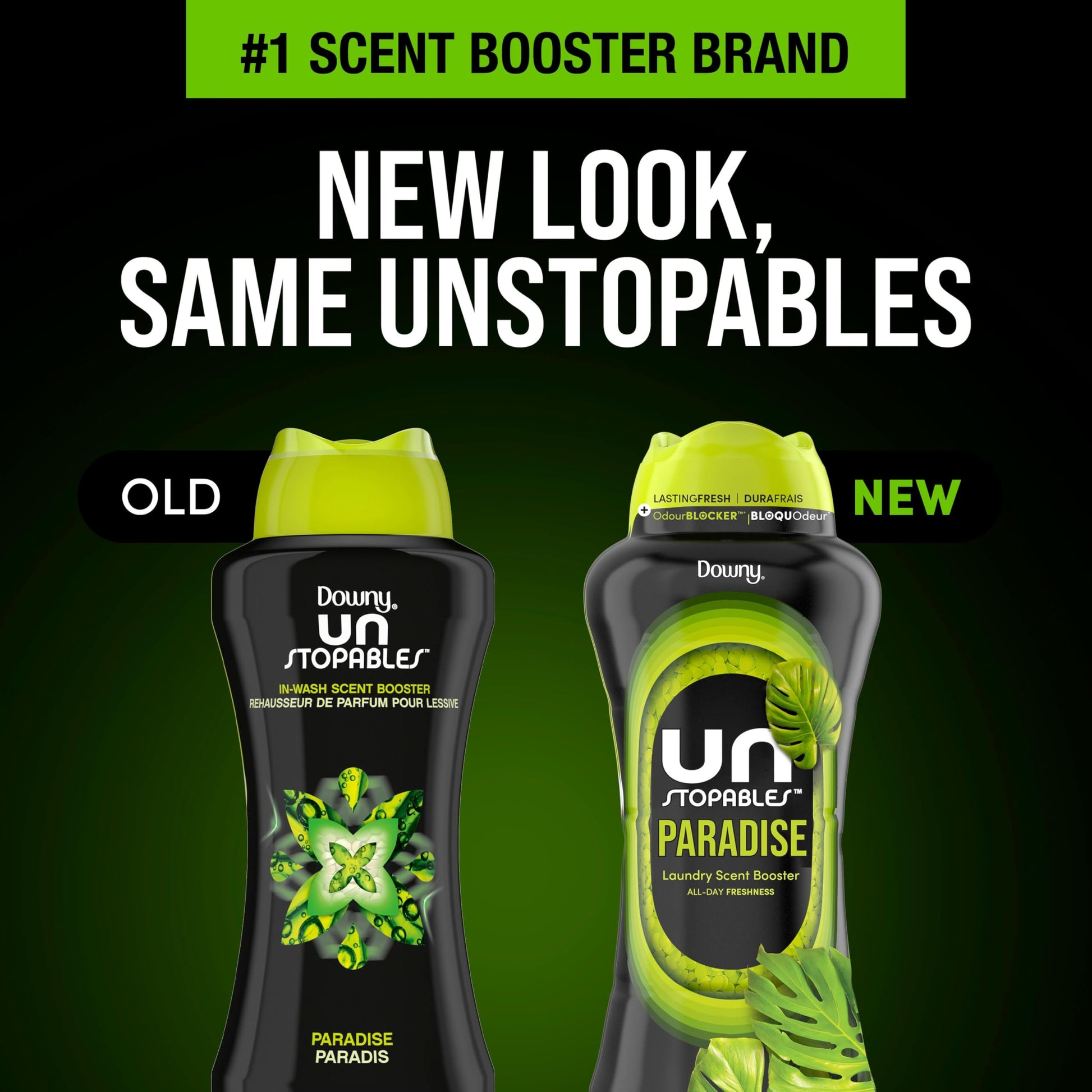 Unstopables In Wash Scent Booster, Paradise Scent, Laundry Beads for Odour Protection, Downy Scent Booster, Laundry Scent Boosters, 853 g Downy