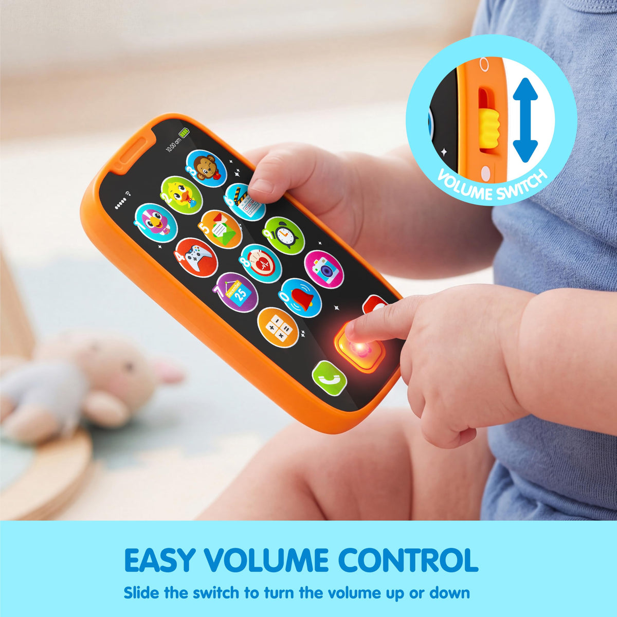 JOYIN Baby Learning Phone and Remote Toy for Toddler, Fun Smartphone Toys with Music for Infants, Boys or Girls, Holiday Stocking Stuffers, Kids Birthday Gift, Easter Basket Stuffers 🍁 All In One Marketplace Canada