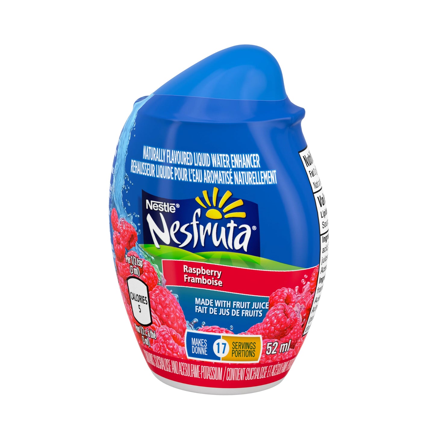 NESFRUTA Raspberry Liquid Water Enhancer, 12 Bottles, 780 g 🍁 All In One Marketplace Canada NESFRUTA