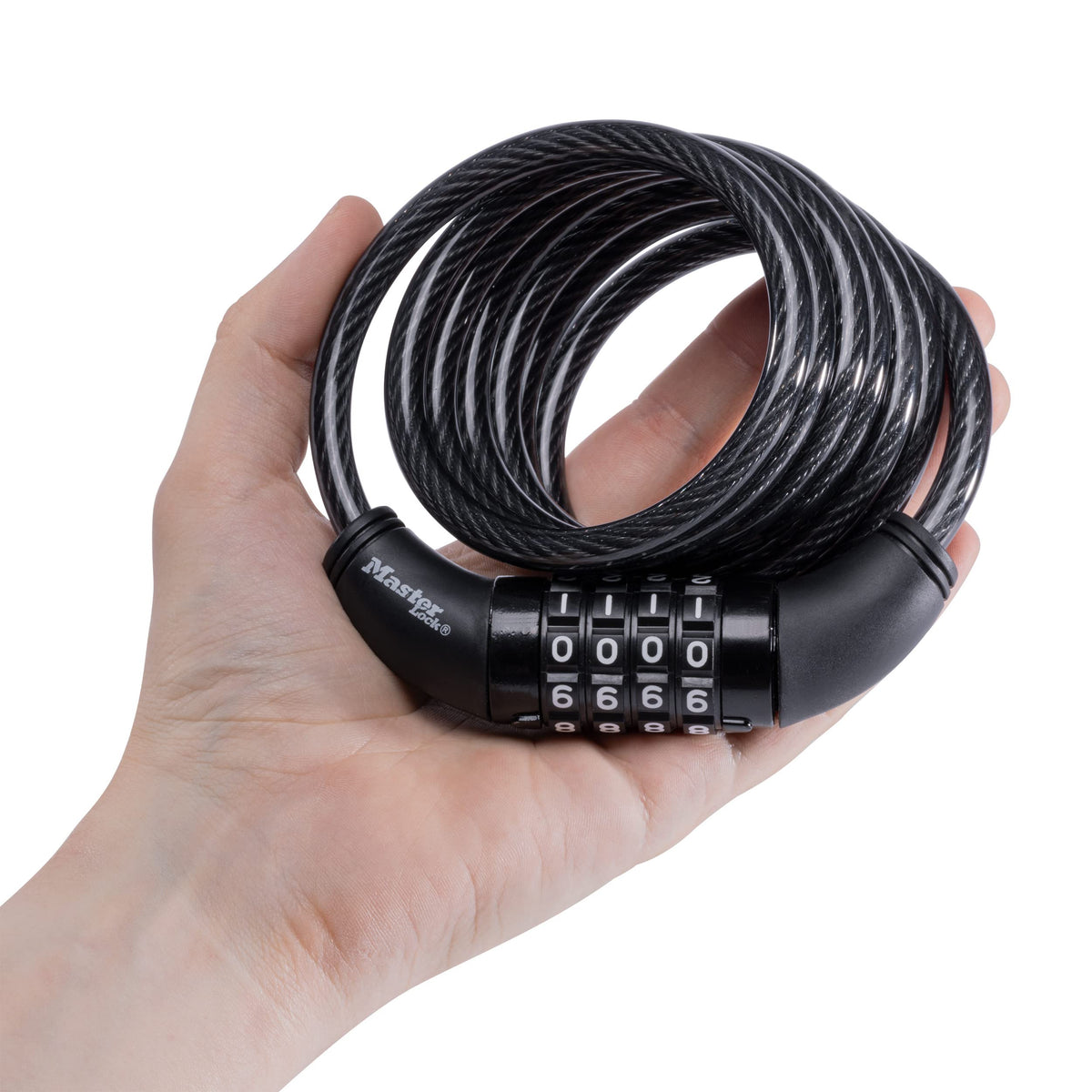 Master Lock 8114D Set Your Own Combination Bike Lock, 6 Feet Long, Black