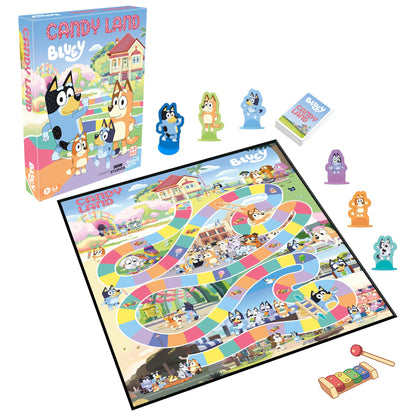 Hasbro Gaming Candy Land Bluey Edition Board Game | Ages 3 and Up | 2-6 Players | Play as Dad, Mum, Bluey, Bingo, Muffin, or Socks | Preschool Games | Kids Gifts (Amazon Exclusive) Hasbro Gaming