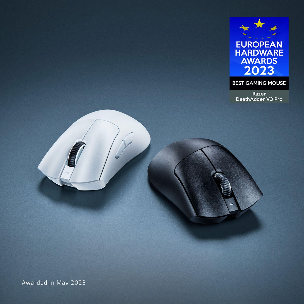 Razer DeathAdder V3 Pro Wireless Gaming Mouse, 64g, 90 Hr Battery, White