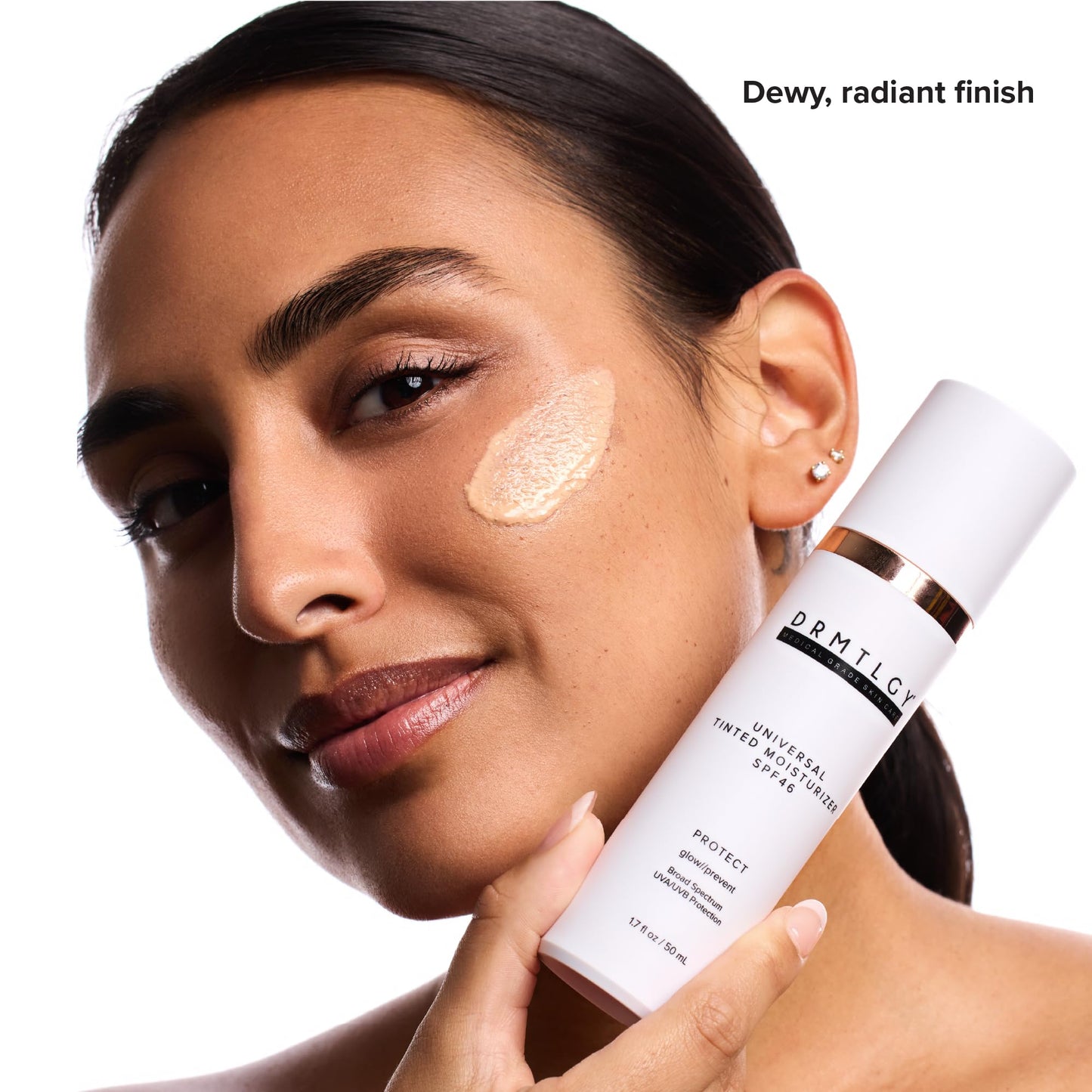 DRMTLGY Anti-Aging Tinted Moisturizer SPF 46 – Sheer Face Sunscreen & Lightweight Makeup with Broad Spectrum UV Protection – Hydrating Skin Care & Face Moisturizer – FSA HSA Eligible (1.7 oz) - Available at All In One Marketplace Canada