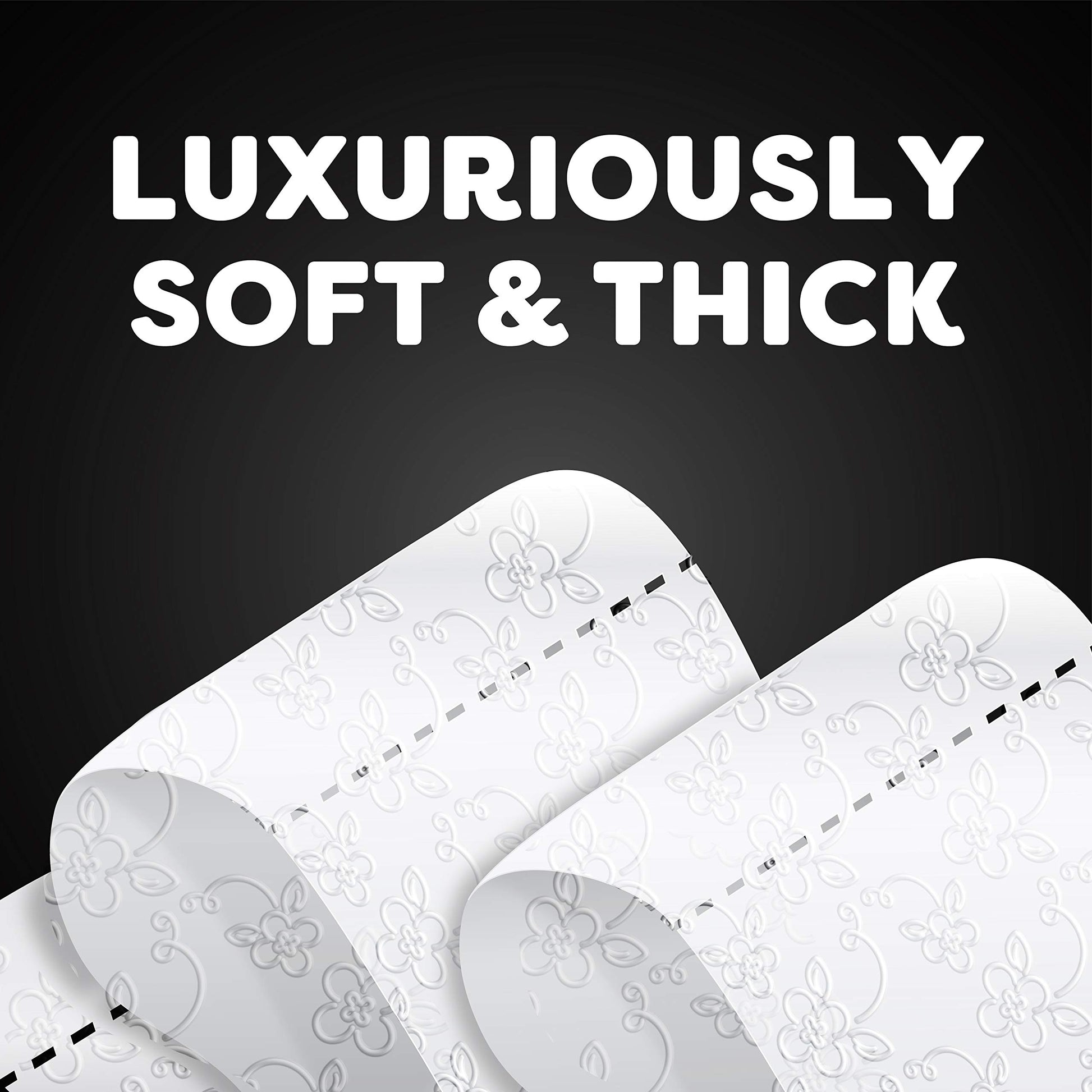 Cashmere UltraLuxe Toilet Paper, Luxuriously Soft, 12 Mega Rolls =48 Regular Rolls Cashmere