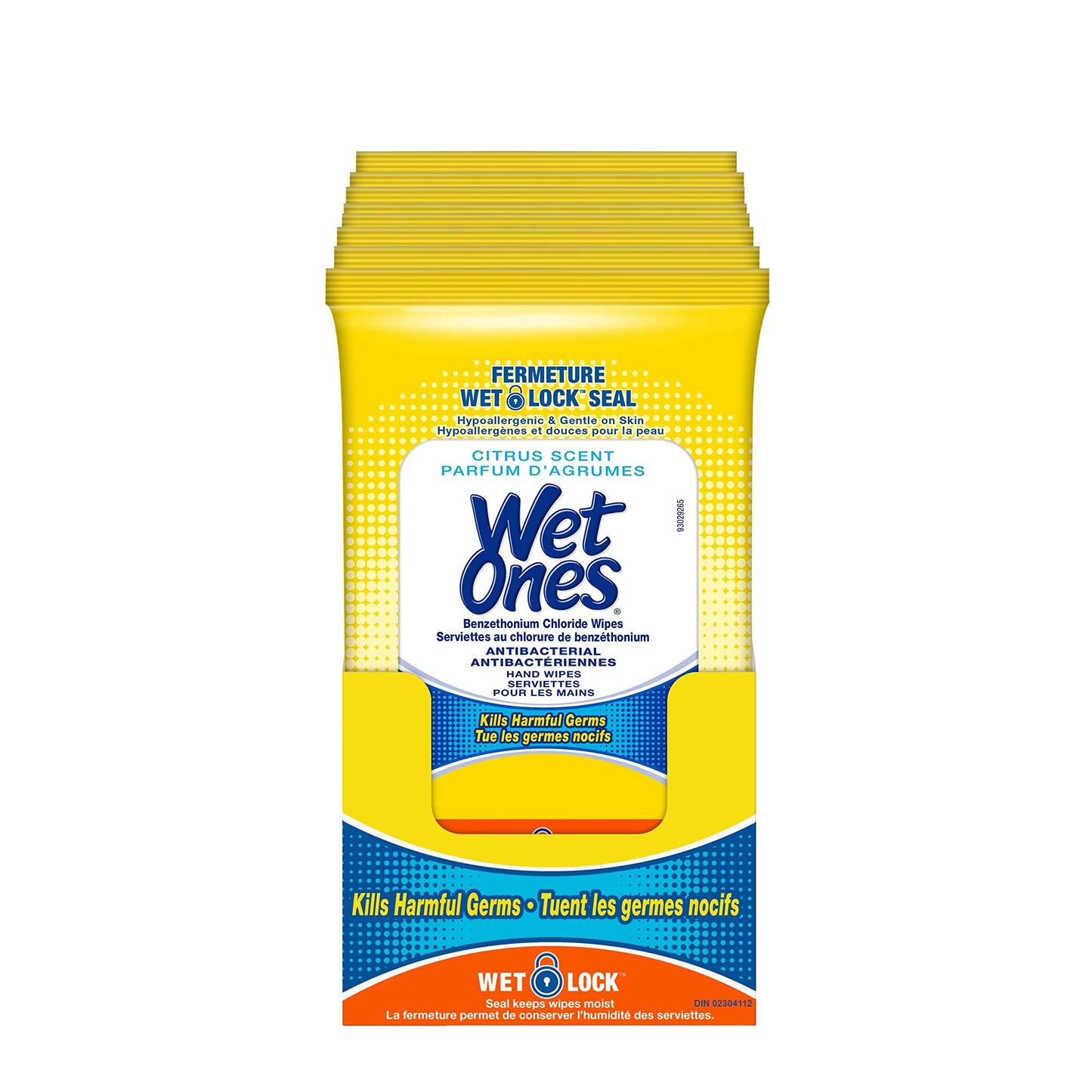 Wet Ones Antibacterial Hand Wipes, Citrus Scent, Wet Wipes, 20 Count (Pack of 10) 🍁 All In One Marketplace Canada